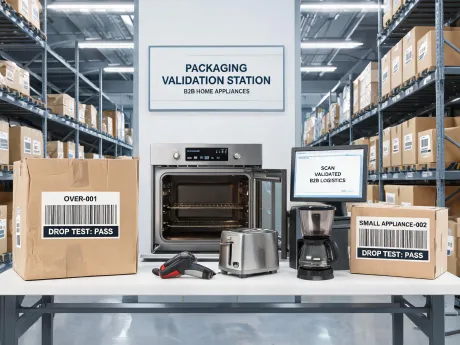E-commerce appliance packaging check