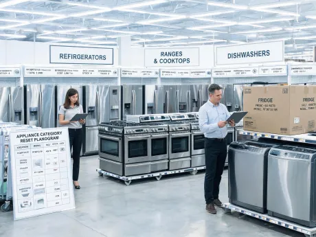 Retail appliance planogram